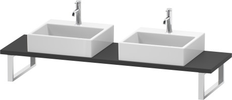 Plan de toilette Compact pour vasques à poser et vasques à encastrer, LC105C04949 largeur max. 2000 mm