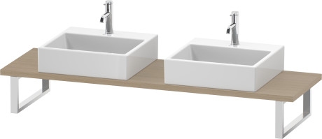 Plan de toilette Compact pour vasques à poser et vasques à encastrer, LC105C07171 largeur max. 2000 mm