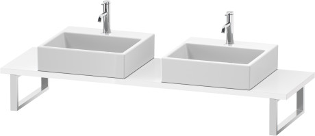 Plan de toilette Compact pour vasques à poser et vasques à encastrer, LC105C08585 largeur max. 2000 mm