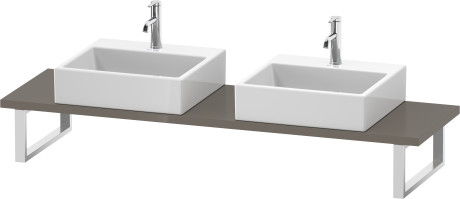 Plan de toilette Compact pour vasques à poser et vasques à encastrer, LC105C08989 largeur max. 2000 mm