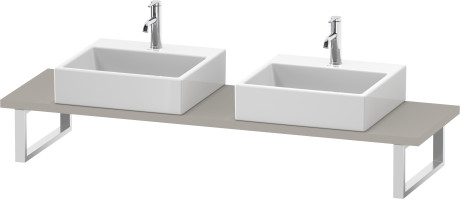 Plan de toilette Compact pour vasques à poser et vasques à encastrer, LC105C09191 largeur max. 2000 mm