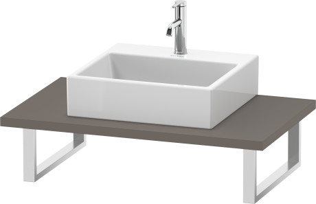 Plan de toilette pour vasques à poser et vasques à encastrer, LC106C04343 largeur max. 2000 mm