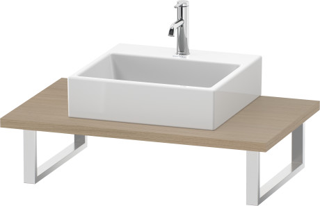 Plan de toilette pour vasques à poser et vasques à encastrer, LC106C07171 largeur max. 2000 mm