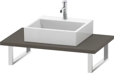 Consolle per bacinella da appoggio o lavabo da incasso soprapiano, LC106C09090 larghezza max. 2000 mm