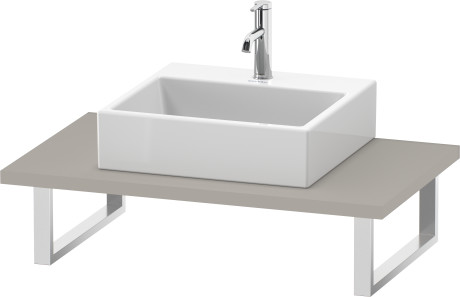 Plan de toilette pour vasques à poser et vasques à encastrer, LC106C09191 largeur max. 2000 mm