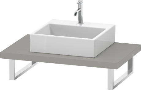 Plan de toilette pour vasques à poser et vasques à encastrer, DS102C00707 largeur max. 2000 mm