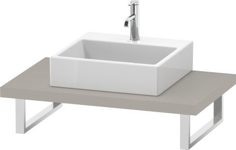 Plan de toilette pour vasques à poser et vasques à encastrer, DS102C09191 largeur max. 2000 mm