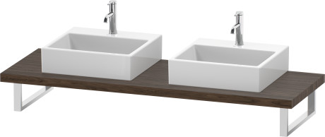 Plan de toilette pour vasques à poser et vasques à encastrer, DS103C02121 largeur max. 2000 mm