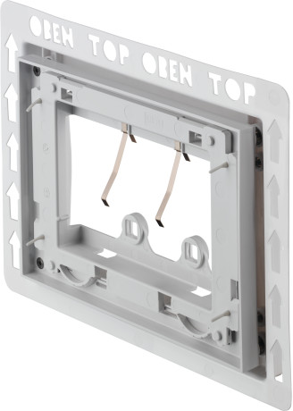 Flush-mounted installation frame, for plastic, WD6001011000 white 