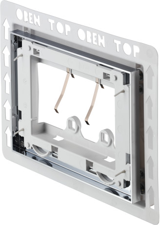 Flush-mounted installation frame, for plastic, WD6001021000 chrome highgloss
