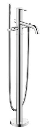 Miscelatore monocomando vasca a pavimento, C15250000010 Cromo, dimensione raccordo DN15, portata bocca di erogazione 18,3 l/min (3 bar), portata doccetta 12,1 l/min (3 bar)
