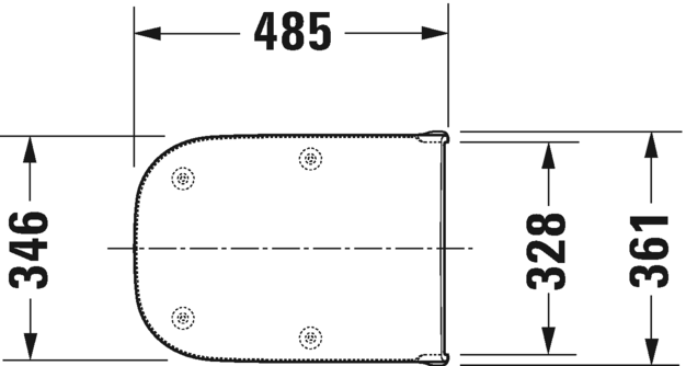 Toilet seat and cover, 006031