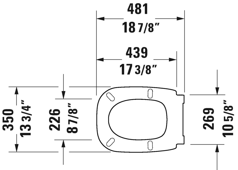 Toilet seat and cover, 006209