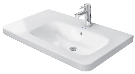Furniture washbasin asymmetric, 2326800000 with overflow