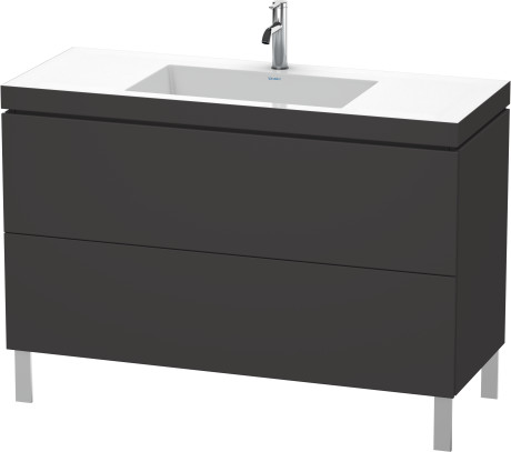 Lavabo pour meuble c-bonded avec meuble sous lavabo à poser, LC6939O8080 lavabo pour meuble Vero Air inclus