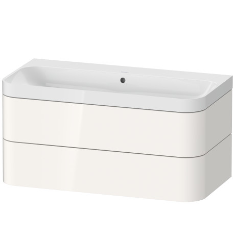 Furniture washbasin c-shaped with vanity wall-mounted, HP4348N2222