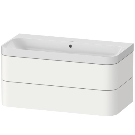 Furniture washbasin c-shaped with vanity wall-mounted, HP4348N3636