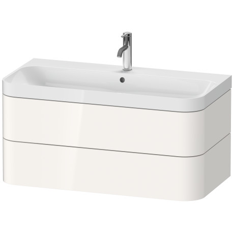Furniture washbasin c-shaped with vanity wall-mounted, HP4348O2222