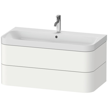 Furniture washbasin c-shaped with vanity wall-mounted, HP4348O3636