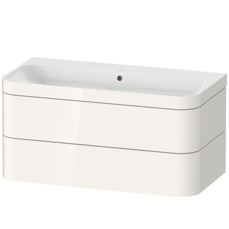 Furniture washbasin c-bonded with vanity wall-mounted, HP4638N2222