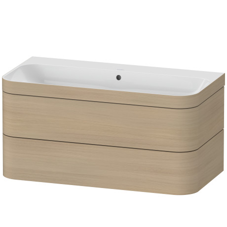 Furniture washbasin c-bonded with vanity wall-mounted, HP4638N7171