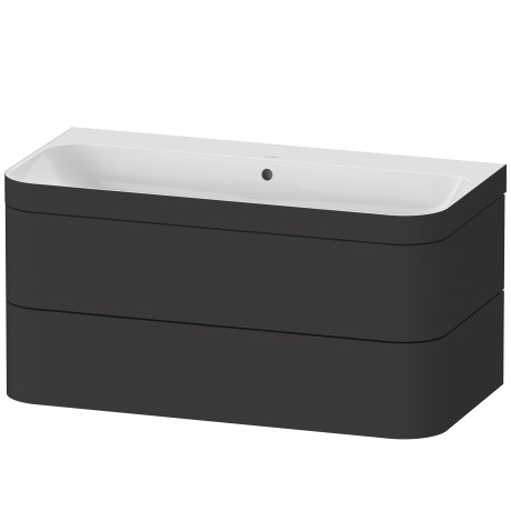 Furniture washbasin c-bonded with vanity wall-mounted, HP4638N8080