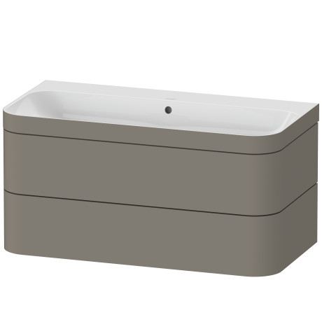 Furniture washbasin c-bonded with vanity wall-mounted, HP4638N9292