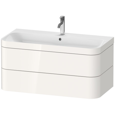 Furniture washbasin c-bonded with vanity wall-mounted, HP4638O2222