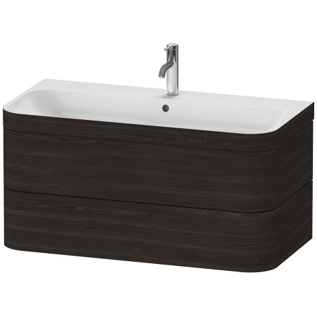 Furniture washbasin c-bonded with vanity wall-mounted, HP4638O6969