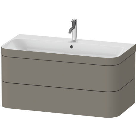 Furniture washbasin c-bonded with vanity wall-mounted, HP4638O9292