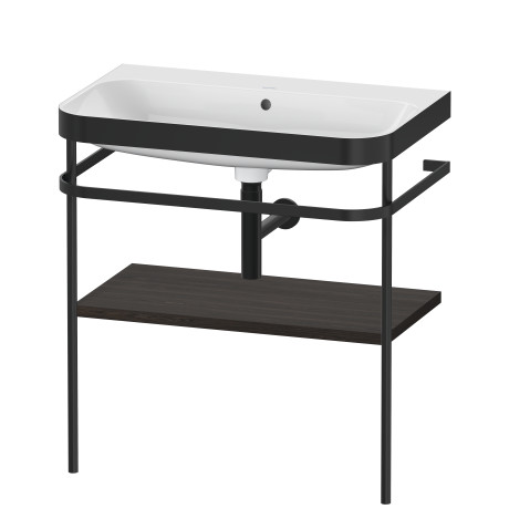 Furniture washbasin c-bonded with metal console floorstanding, HP4737N6969