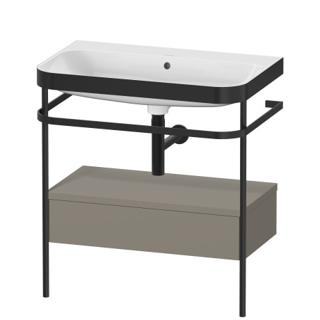 Furniture washbasin c-bonded with metal console floorstanding, HP4742N9292