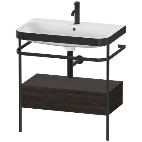 Furniture washbasin c-bonded with metal console floorstanding, HP4742O6969