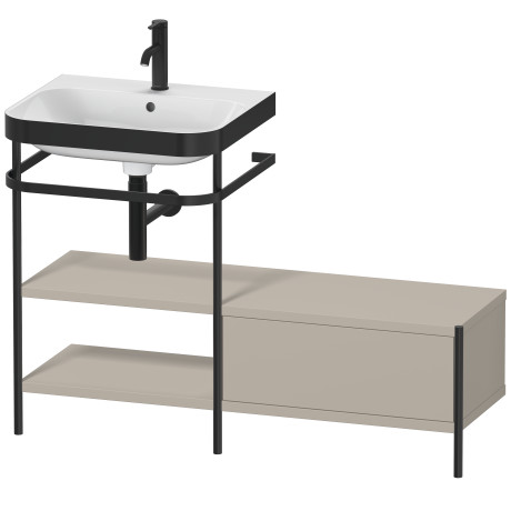Lavabo pour meuble c-bonded avec console métallique à poser, HP4750O6060