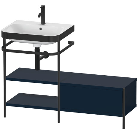 Lavabo pour meuble c-bonded avec console métallique à poser, HP4750O9898