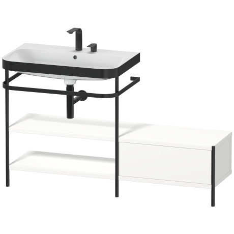 Lavabo pour meuble c-bonded avec console métallique à poser, HP4752E3636