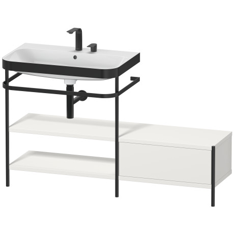 Lavabo pour meuble c-bonded avec console métallique à poser, HP4752E3939