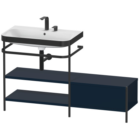 Lavabo pour meuble c-bonded avec console métallique à poser, HP4752E9898