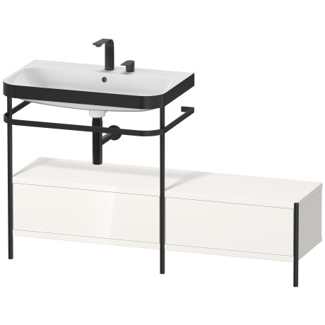 Lavabo pour meuble c-bonded avec console métallique à poser, HP4762E2222