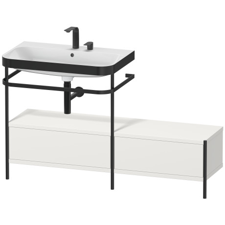 Lavabo pour meuble c-bonded avec console métallique à poser, HP4762E3939
