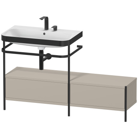 Lavabo pour meuble c-bonded avec console métallique à poser, HP4762E6060