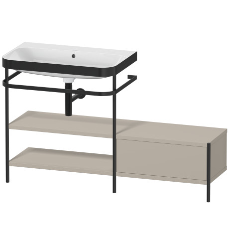 Lavabo pour meuble c-bonded avec console métallique à poser, HP4752N6060