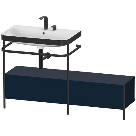 Lavabo pour meuble c-bonded avec console métallique à poser, HP4762E9898