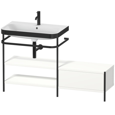 Lavabo pour meuble c-bonded avec console métallique à poser, HP4752O3636
