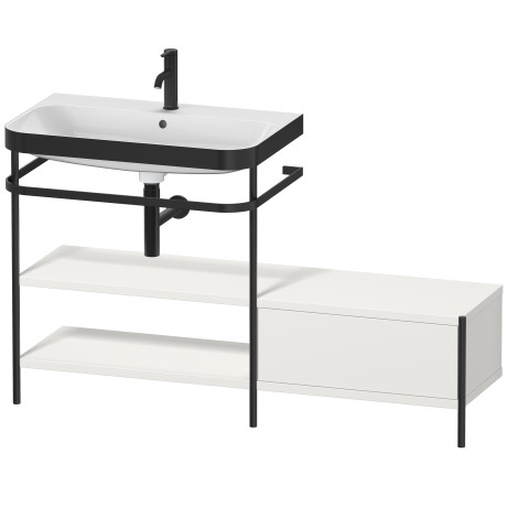Lavabo pour meuble c-bonded avec console métallique à poser, HP4752O3939