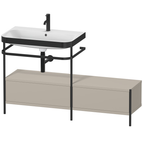 Lavabo pour meuble c-bonded avec console métallique à poser, HP4762O6060