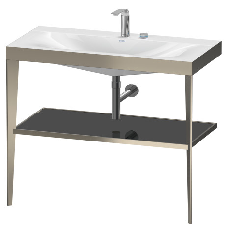 Furniture washbasin c-bonded with metal console floor-standing, XV4716EB140