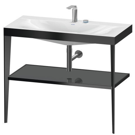 Furniture washbasin c-bonded with metal console floor-standing, XV4716EB289