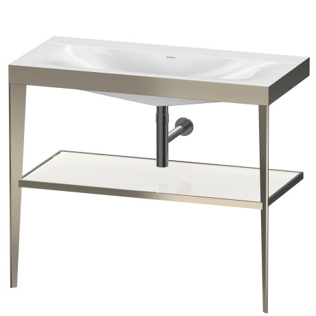 Furniture washbasin c-bonded with metal console floor-standing, XV4716NB185