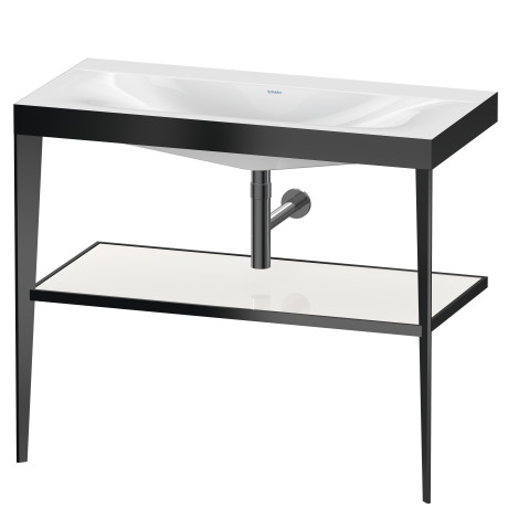 Furniture washbasin c-bonded with metal console floor-standing, XV4716NB285